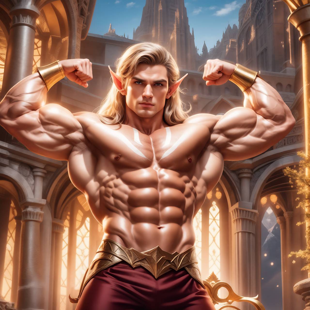 Buff Elf Man Beefy Elf by imperial190 on DeviantArt