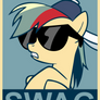 Rainbow Dash Swag poster