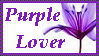 Purple Lover Stamp