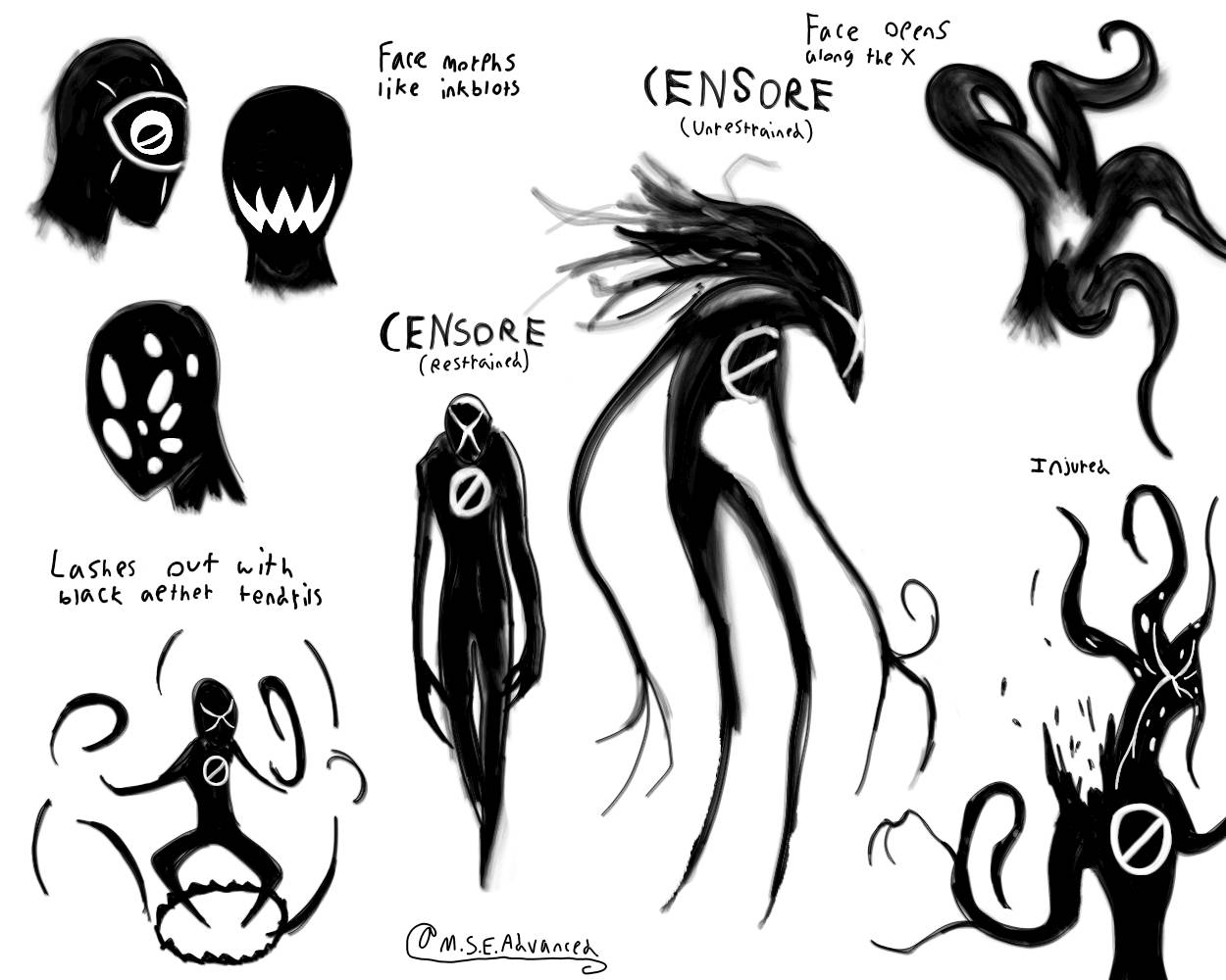 Censor Deviantart Censore design Update + details by Re1quaza on DeviantArt