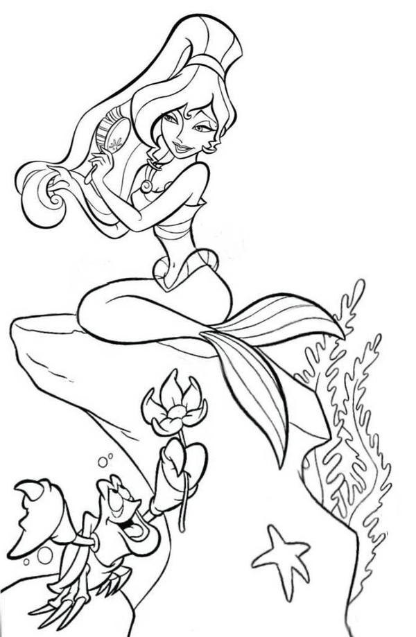 Meg | Mermaid coloring page by xLexieRusso2 on DeviantArt