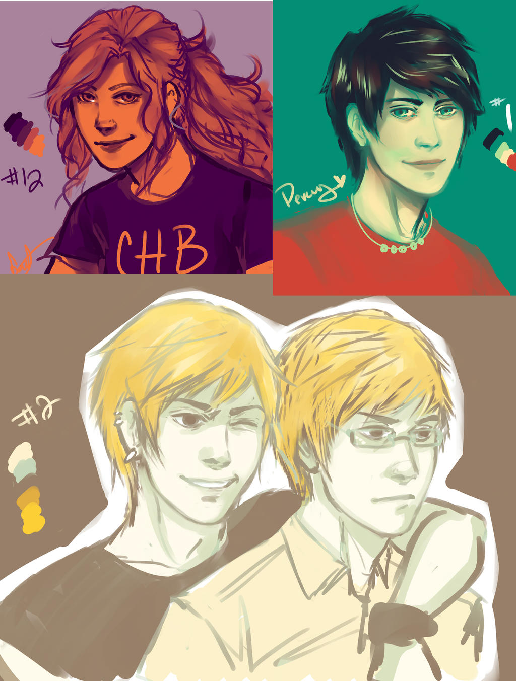 Tumblr color palette drawings by sakuraartist on DeviantArt
