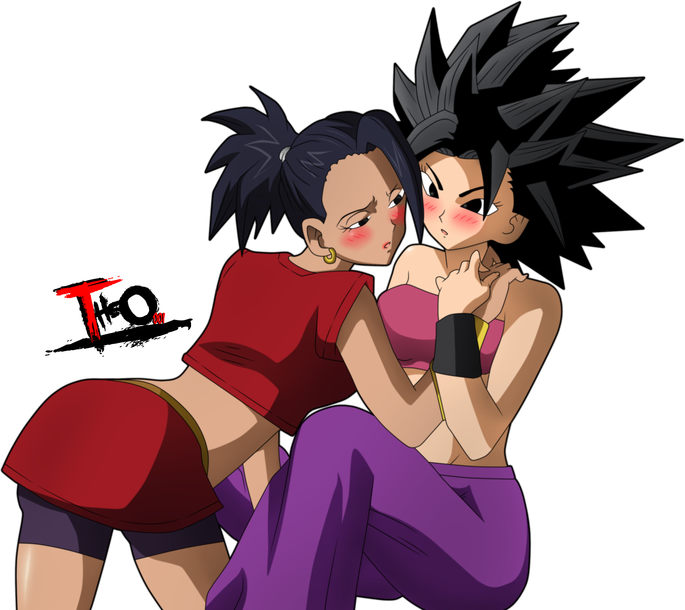 Kale and Caulifla by Theo001 on DeviantArt