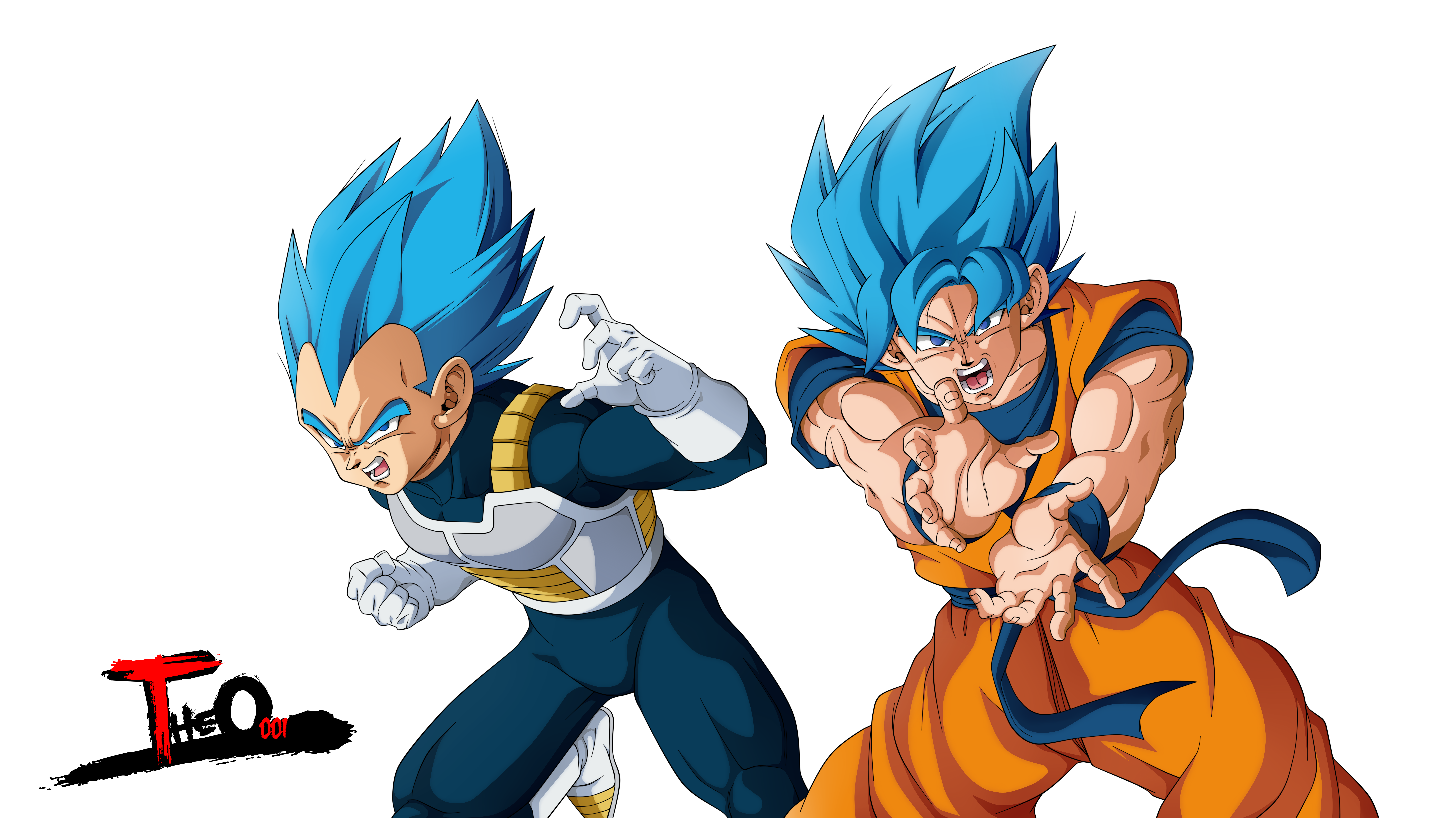 Goku y Vegeta Azulcitos by Theo001 on DeviantArt Goku y Vegeta Azulcitos by Theo001 on DeviantArt