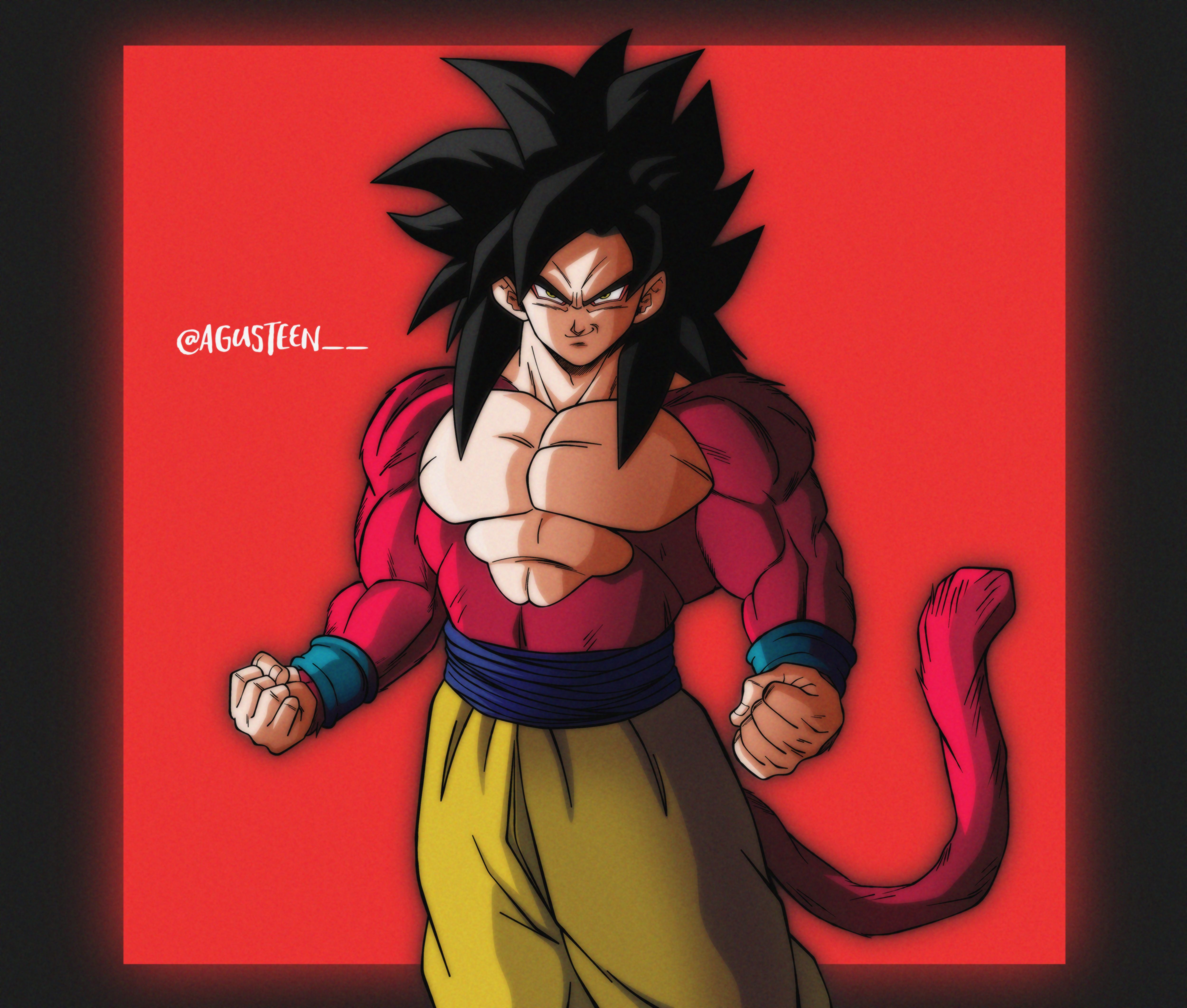 Son Goku Super Sayajin 4 by Theo001 on DeviantArt