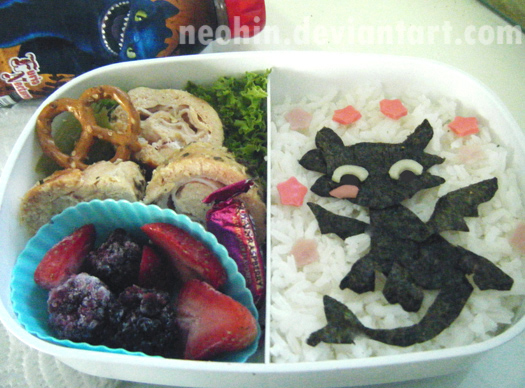 Toothless bento :D