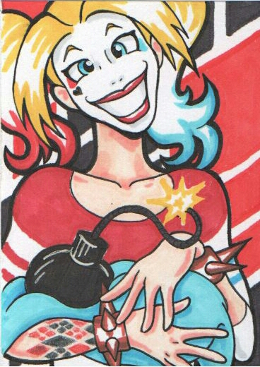 Harley Quinn Sketchcard