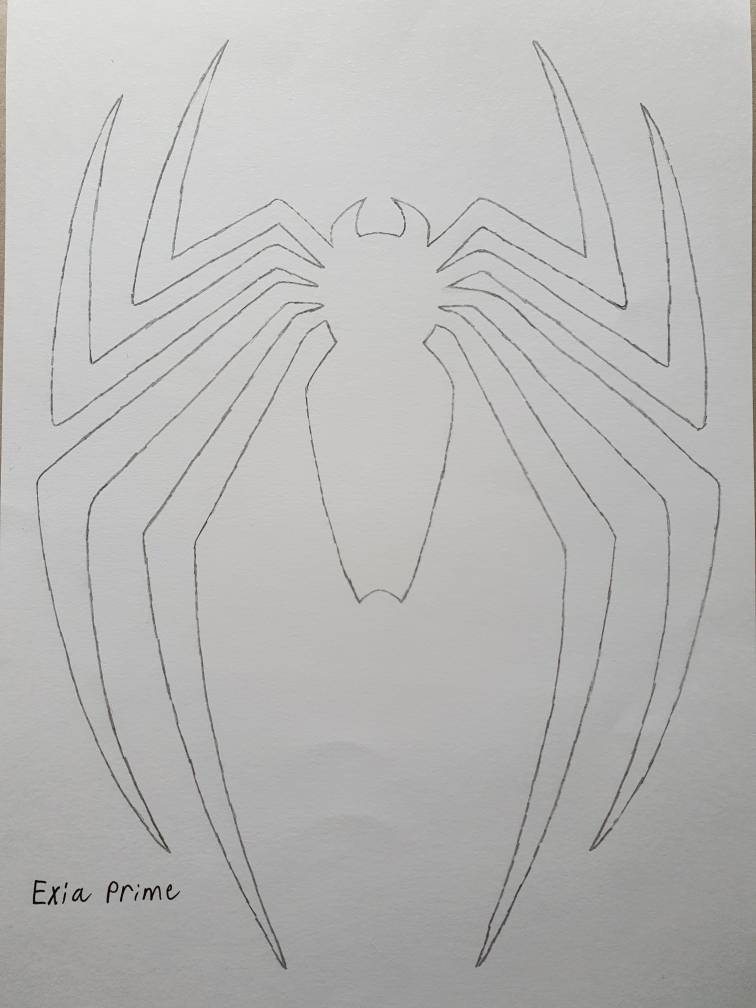 Spider-Man PS4 logo drawing by Exia-Prime on DeviantArt
