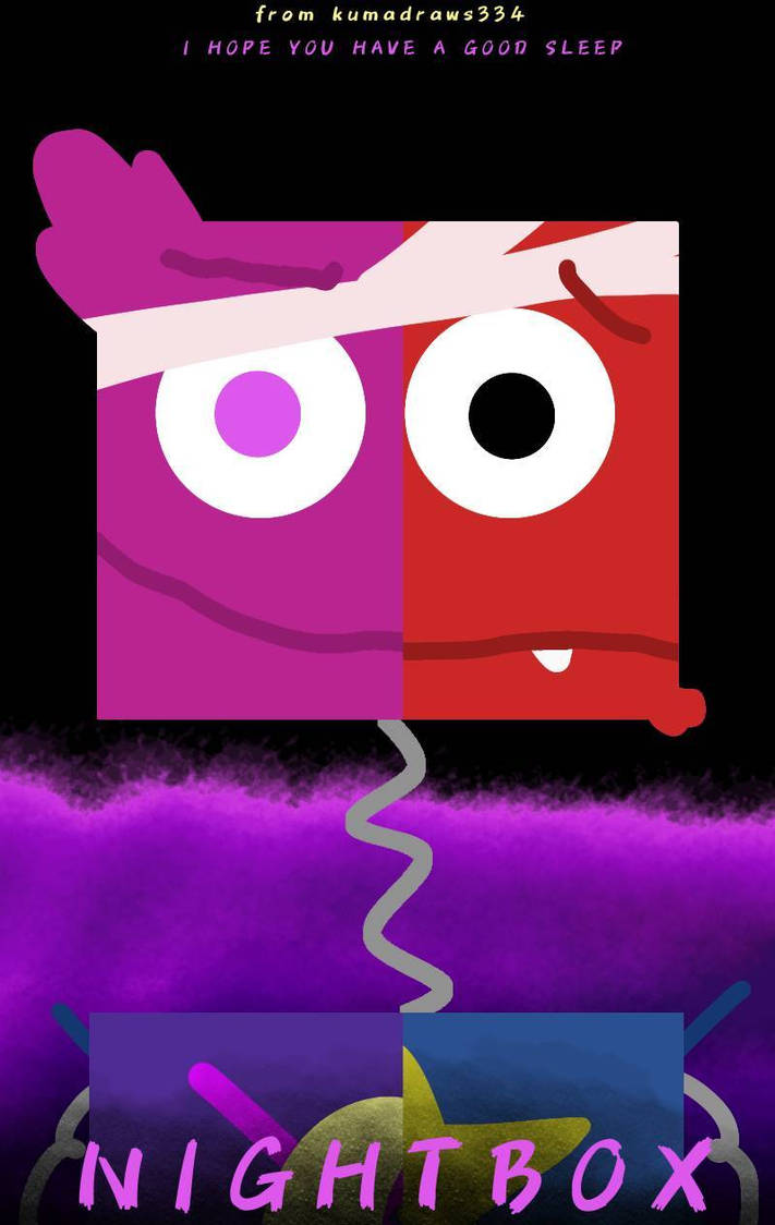The Night Box NIGHTBOX:poster (gift for kumadraws334) by Blueguyhehehe15 on DeviantArt