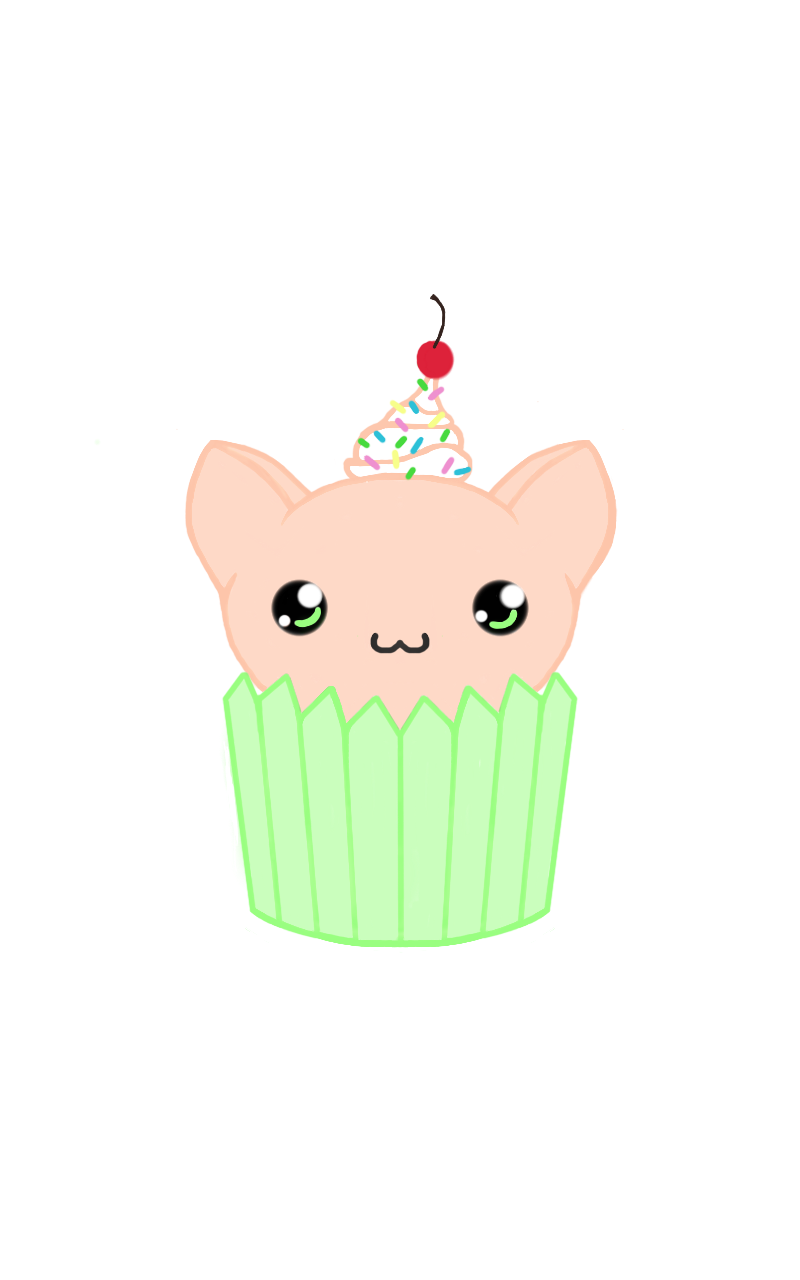 [CLOSED] Green Neko Cupcake