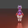 Darki the little imp in spacesuit