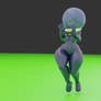 Totally transformation Alien School Girl