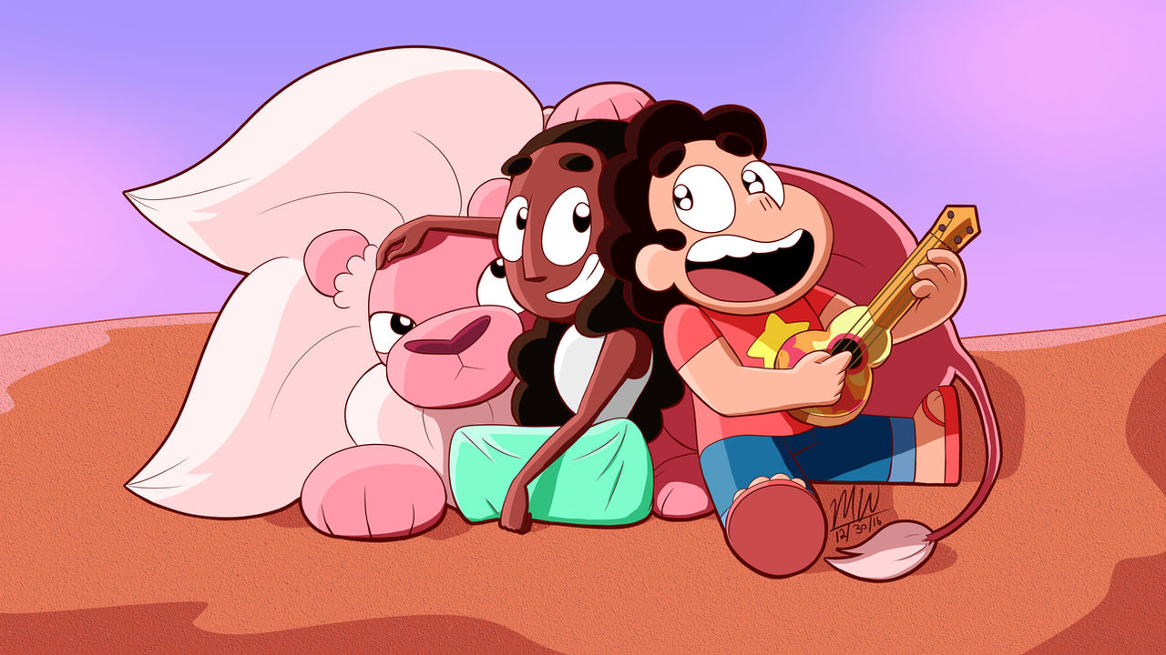 Steven, Connie and Lion