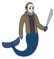 Jason Voorhees Mermaid