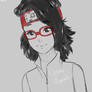 Fan Art with Uchiha Sarada