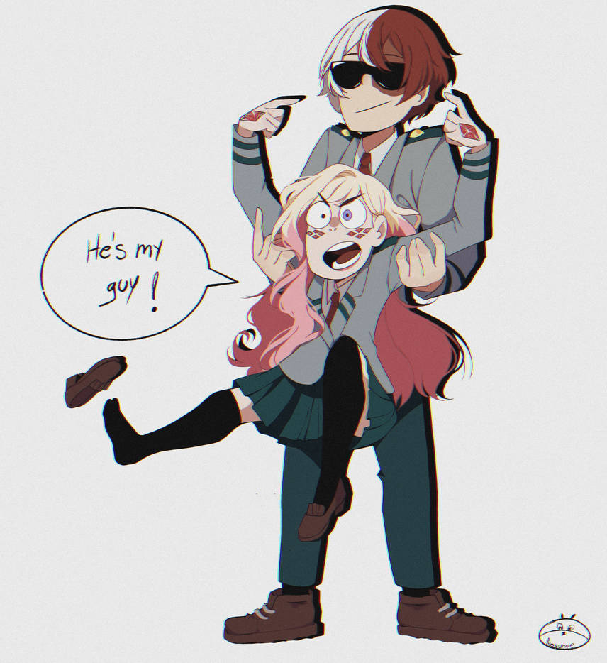 Bnha ocxcanon- Rose and Shoto by Rozunne on DeviantArt