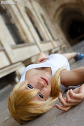 Lying on the floor...again xD by Itakoo