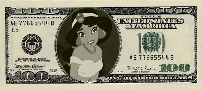 Gift-Jasmine Dollar Bill