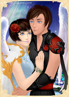 Gift- The perfect angel warrior couple