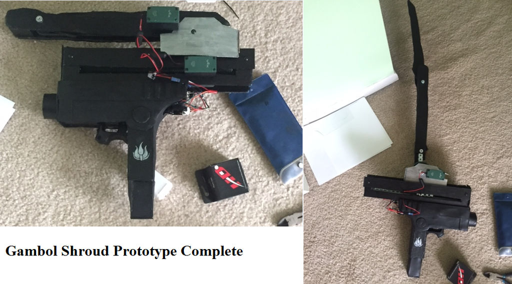 Gambol Shroud Prototype Complete by PropGen on DeviantArt