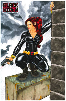 Black Widow art exchange