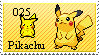 025 Pikachu Stamp by YingYangAndDew0319