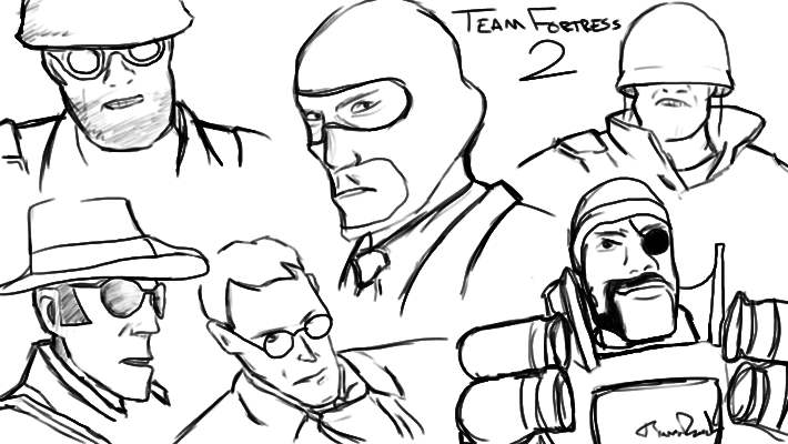 Team Fortress 2 Characters By Pantherzfan90 On Deviantart