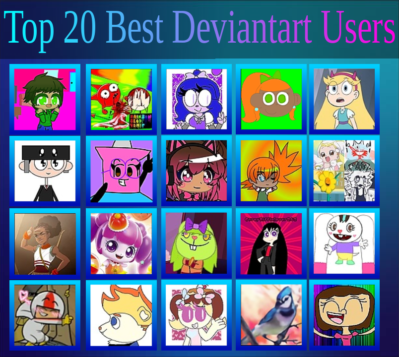My Top 20 Best Deviantart Users (Part 5) by Eddyshyy on DeviantArt