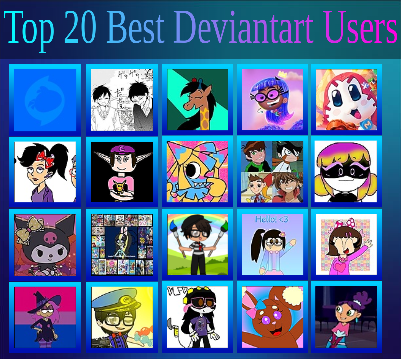 My Top 20 Best Deviantart Users (Part 7) by Eddyshyy on DeviantArt