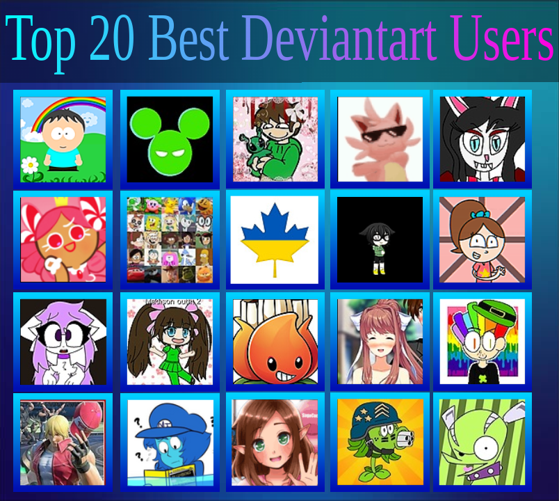 Upload777 My Top 20 Best Deviantart Users (Part 8) by Eddyshyy on DeviantArt