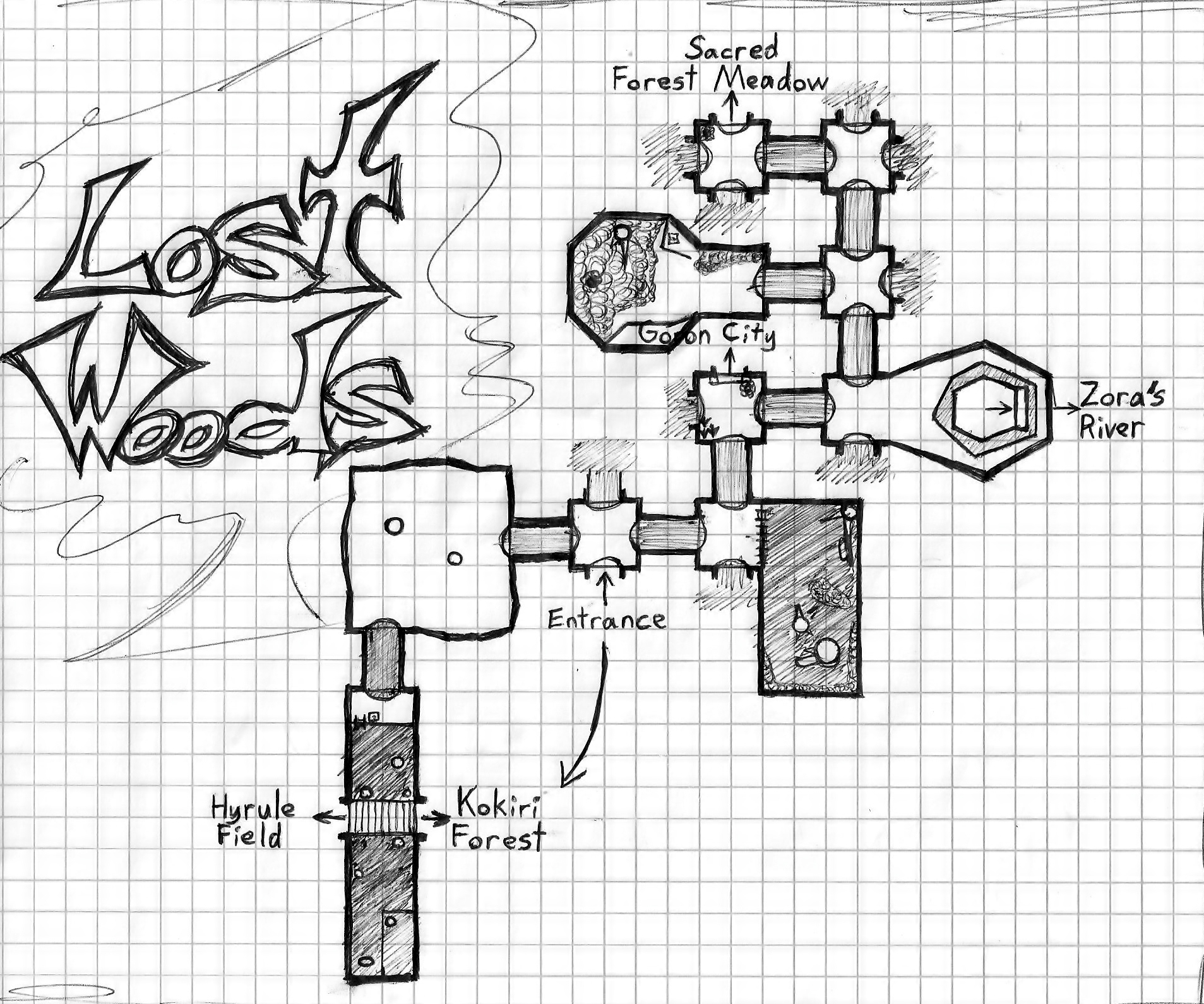 Lost Woods  Legend of zelda, Pictures to draw, Ocarina of time