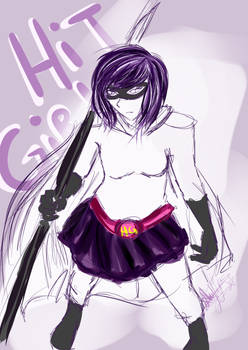 Hit girl sketch