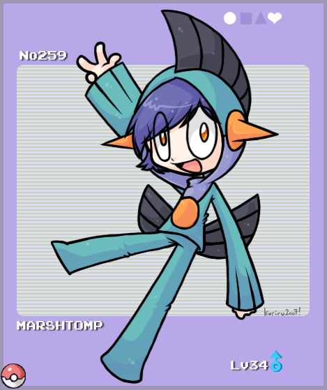 Pokemon Gijinka - Marshtomp