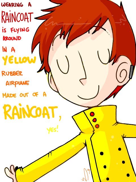 Wearing a Raincoat