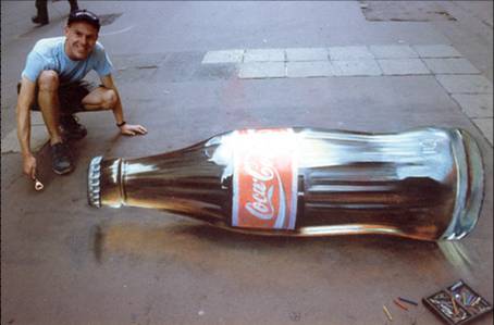 3D Chalk Drawing 7