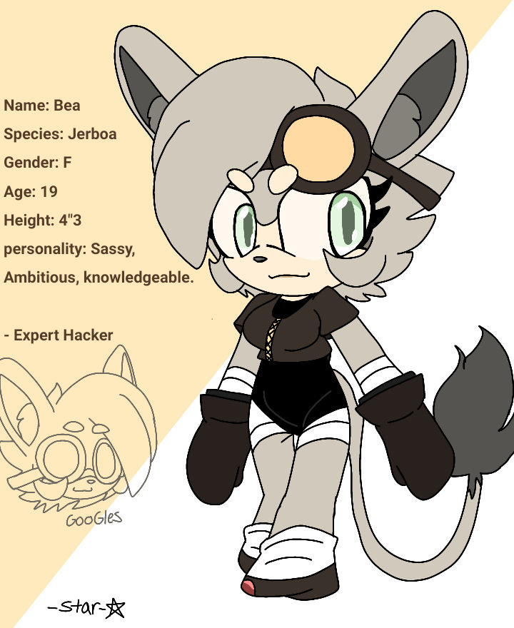 Bea The Jerboa | New Sonic OC by FragmentOfAStar on DeviantArt