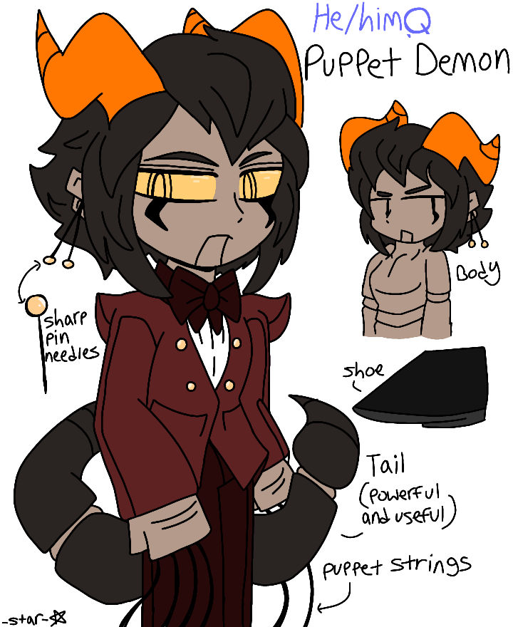 Thread Demon Oc HAZBIN HOTEL OC by FragmentOfAStar on DeviantArt