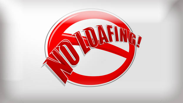 Strong Bad's 'No Loafing!' sign Wallpaper Full HD