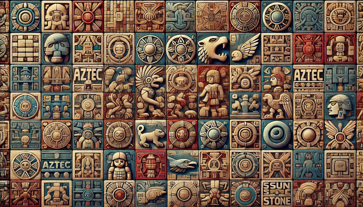 Ancient Aztec Wall Grid by leonardousta on DeviantArt