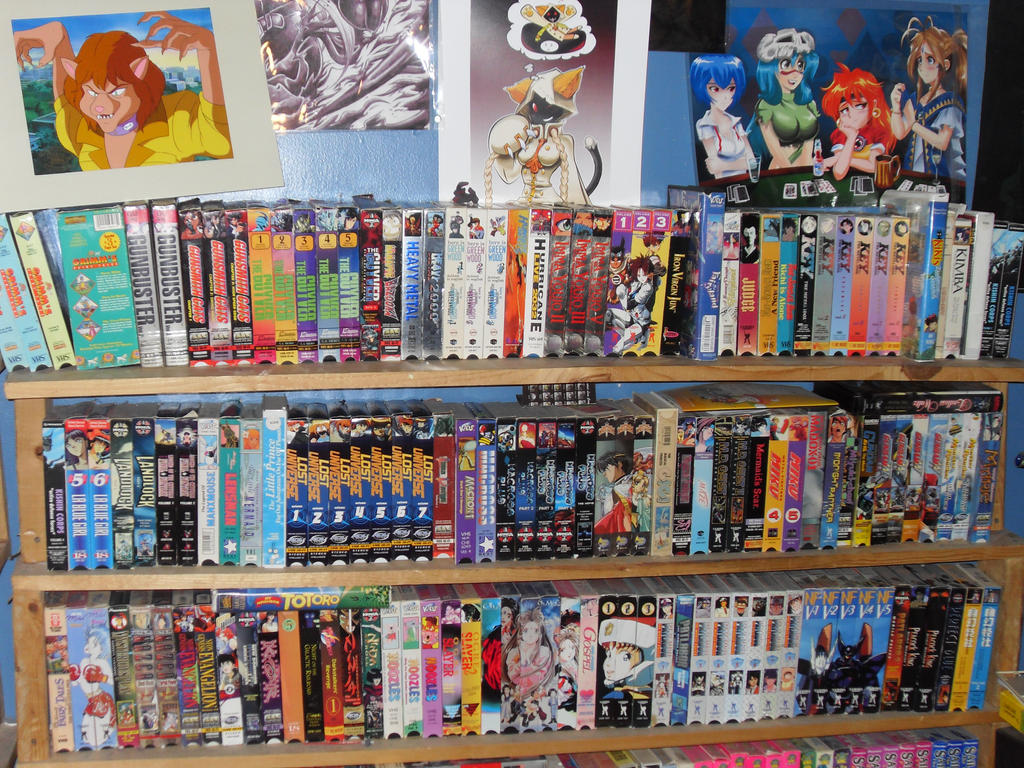 my updated vhs anime collection part 3 by lonewarrior20 on DeviantArt