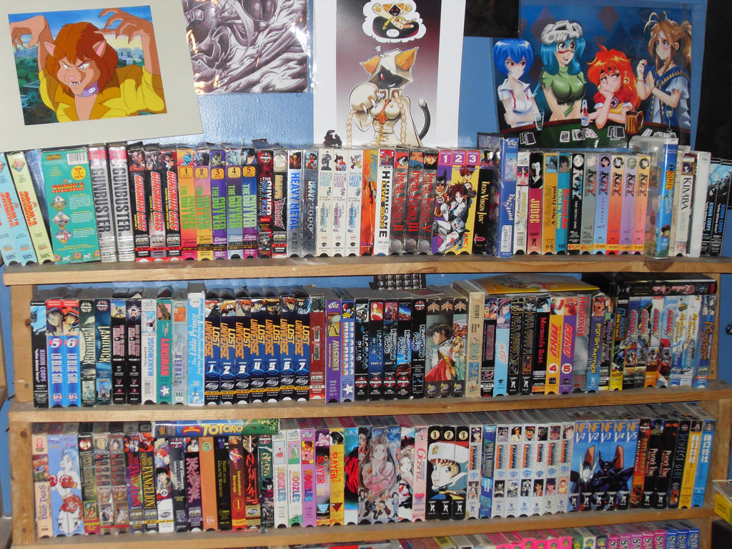 my updated vhs anime collection  part 3