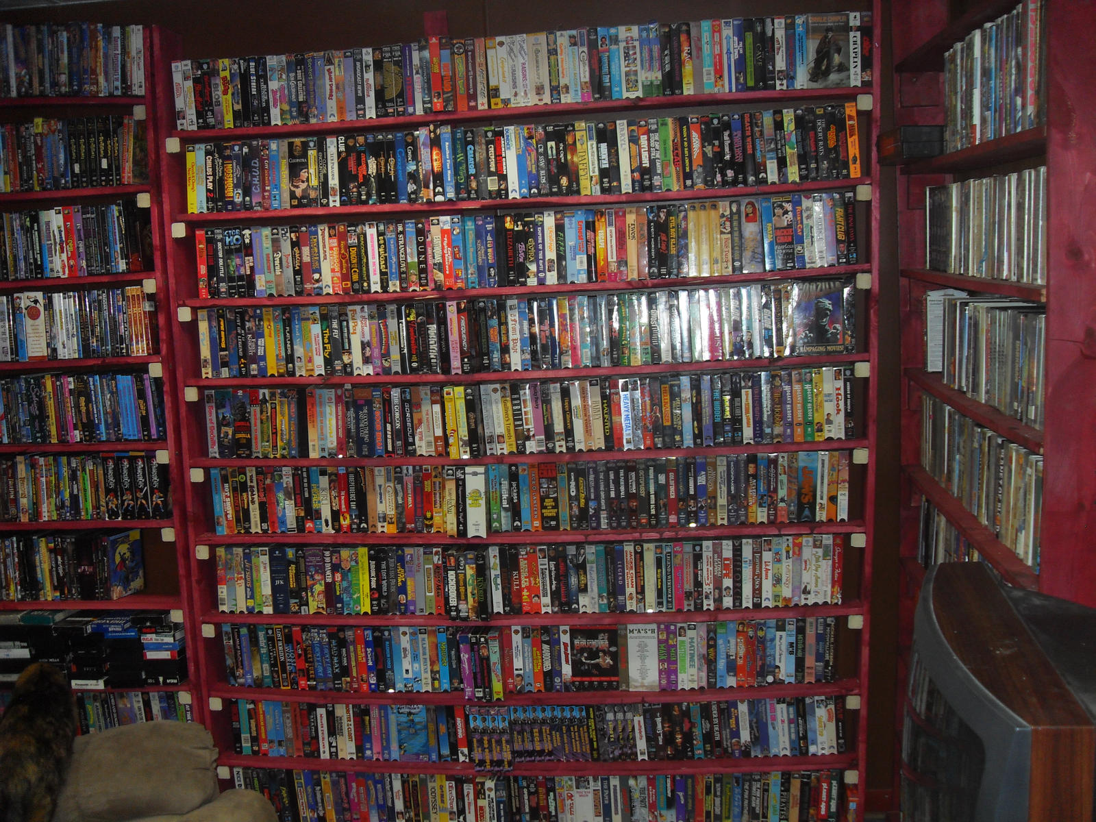 theater room vhs collection 1