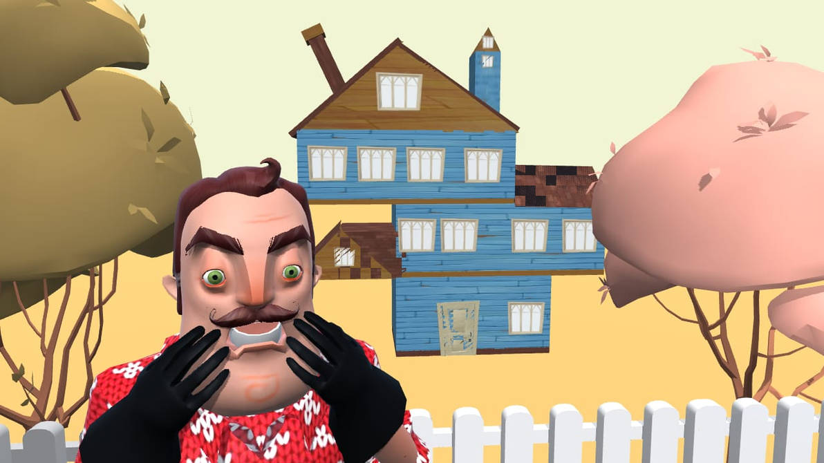 Hello Neighbor Concept Art remake v2 by D13g0zavolidi4 on DeviantArt