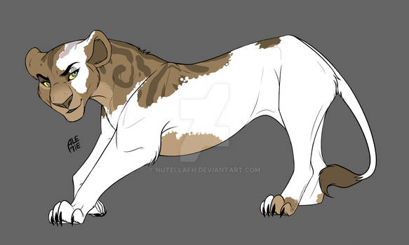 Piebald Lioness Adoptable (OPEN)