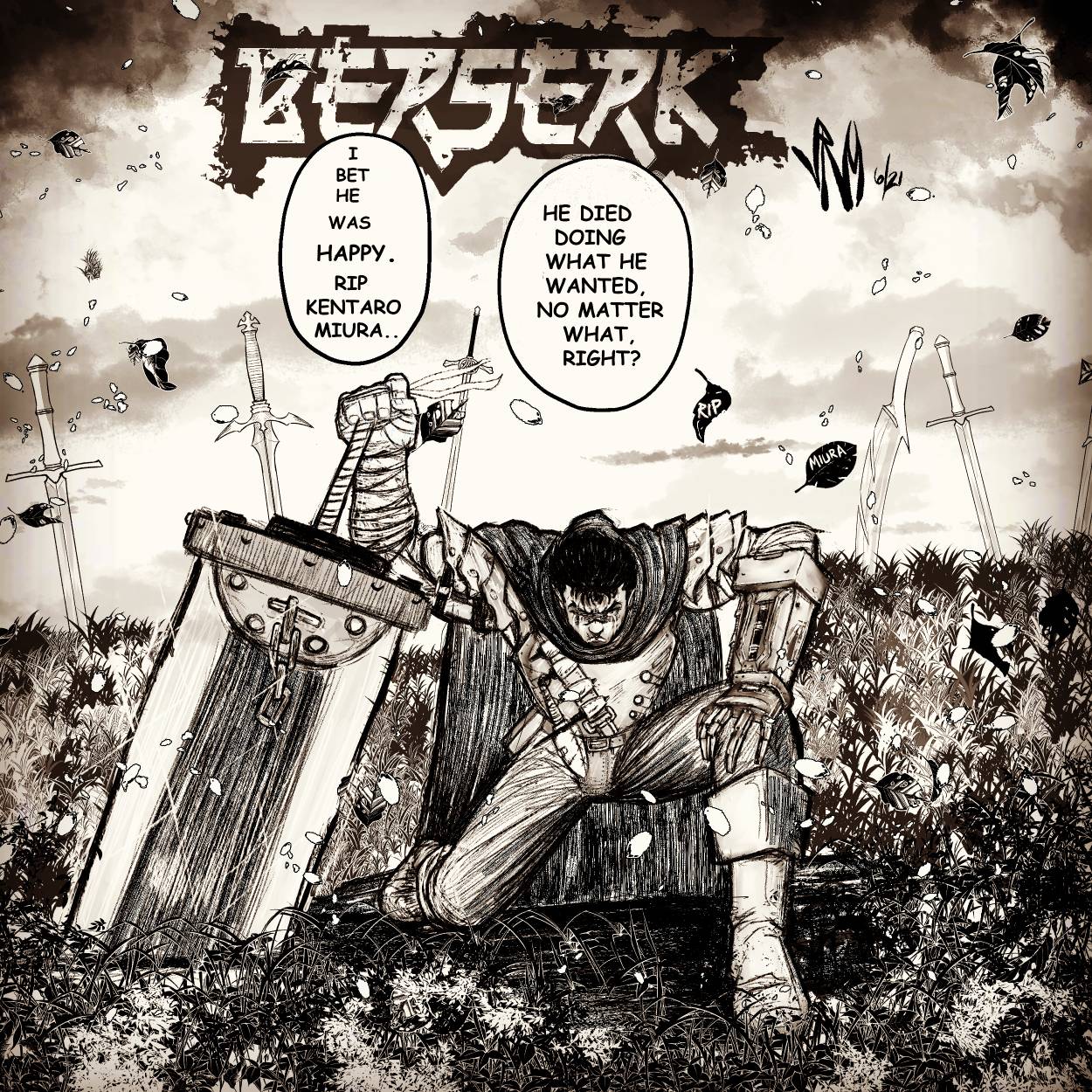 AZILATOR on X: RIP Kentaro Miura. Sempre citava o quanto Berserk