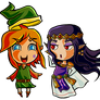 Link and Hilda Chibi