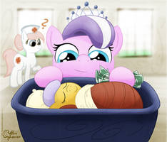 Diamond Tiara buys a little sister (Fanfic Cover)