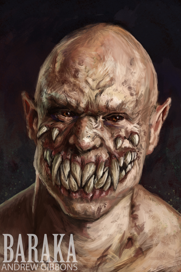 Scary Baraka from Mortal Kombat Fan Art