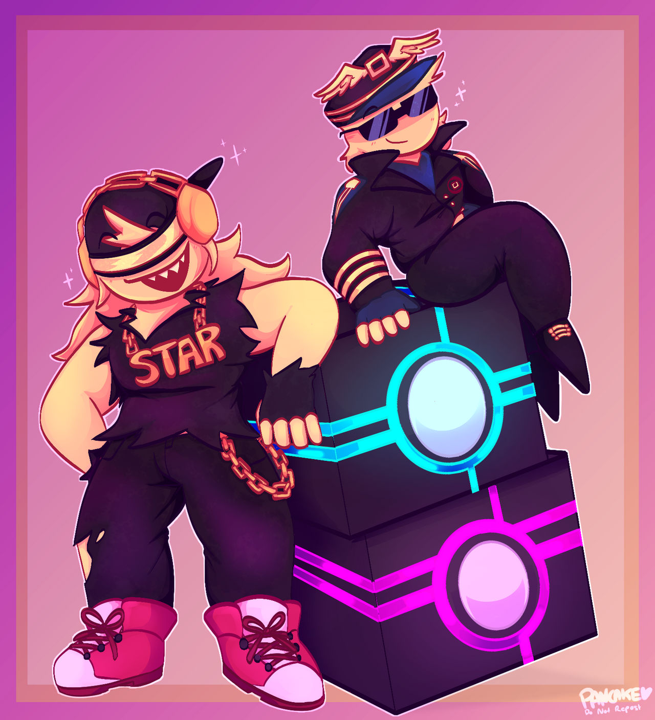 DJ and Commander | Tower Defense Simulator Fanart by SwiftlyUndeniable ...