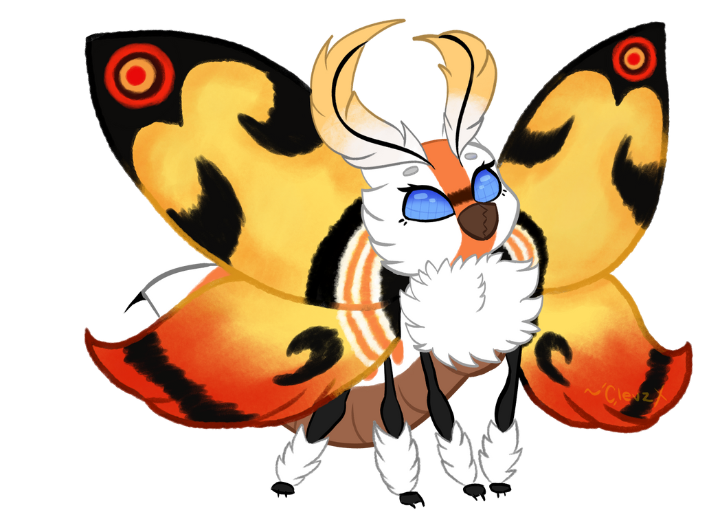 Mothra Doodle Remake By ClevzX On DeviantArt